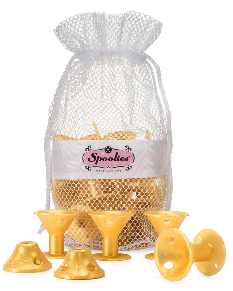 15pc - Jumbo Spoolies® in Mesh Bag, Gold Edition