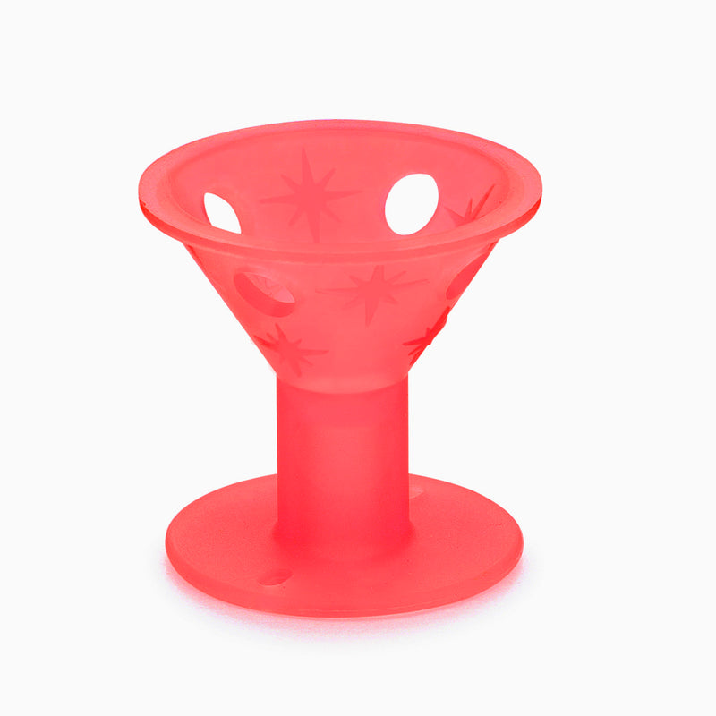 Spoolies Hair Curlers Red Jumbo Open