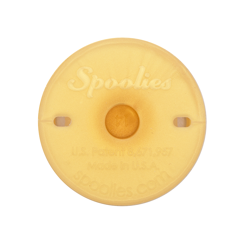 15pc - Jumbo Spoolies® in Mesh Bag, Gold Edition