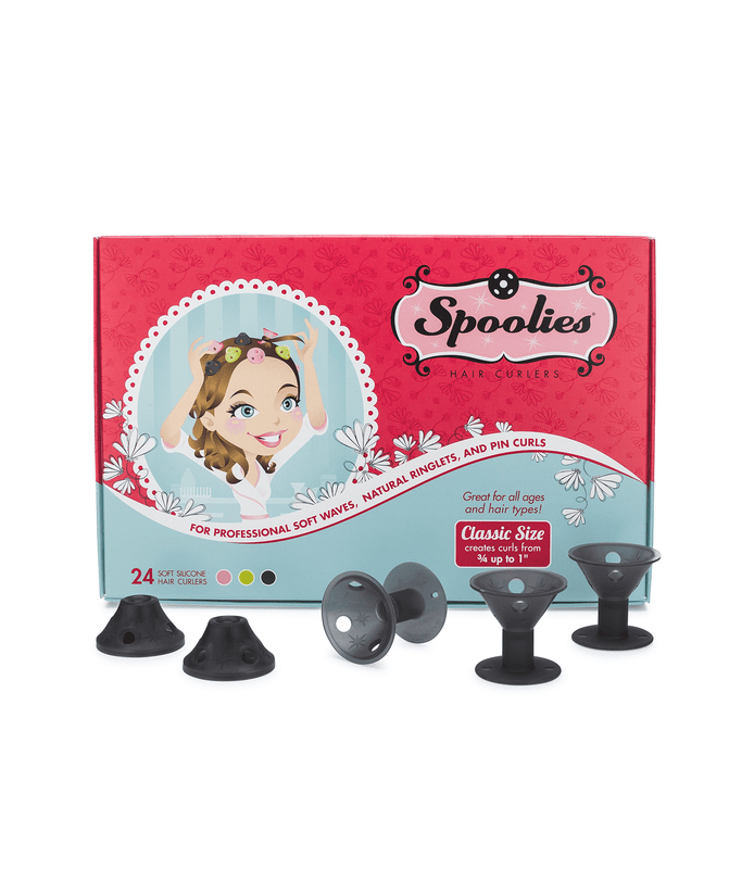 24pc Box - Medium Spoolies®, Shadow Black - Free Bag